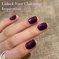 Born Pretty, Glass Bead Cat Magnetic Gel - магнитный гель-лак "кошачий глаз" MY43, 10 мл