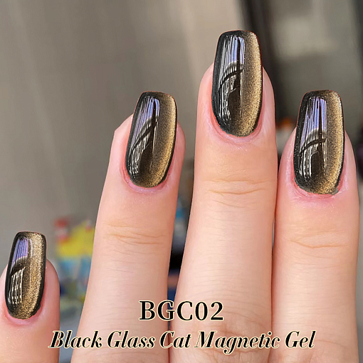 Born Pretty, Black Water Light Cat Magnetic Gel - магнитный гель-лак "кошачий глаз" BGC02, 10 мл