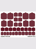 Anna Tkacheva, наклейки пленки для педикюра PR-832