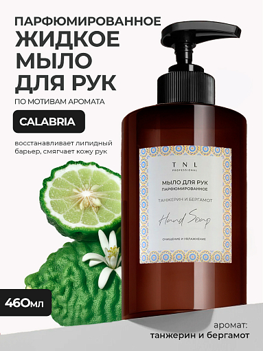 TNL, Hand Soap - парфюмированное жидкое мыло для рук (Танжерин и бергамот), 460 мл