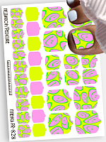 Anna Tkacheva, наклейки пленки для педикюра PR-828