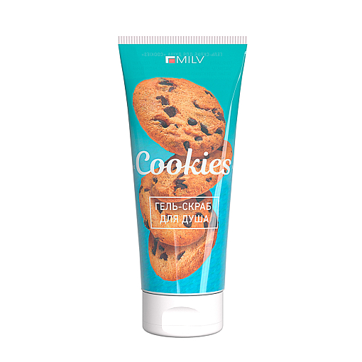 Milv, гель-скраб для душа "COOKIES", 200 мл