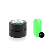 TNL, гель-краска для тонких линий "Voile" (№18 зеленый неон), 6 мл