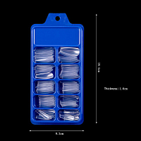 Born Pretty, гелевые типсы в наборе 52030-04, 100 шт