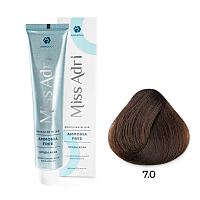 Adricoco, Miss Adri Brazilian Elixir Ammonia free - крем-краска для волос (оттенок 7.0), 100 мл