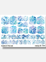 Anna Tkacheva, наклейки пленки для педикюра PR-799