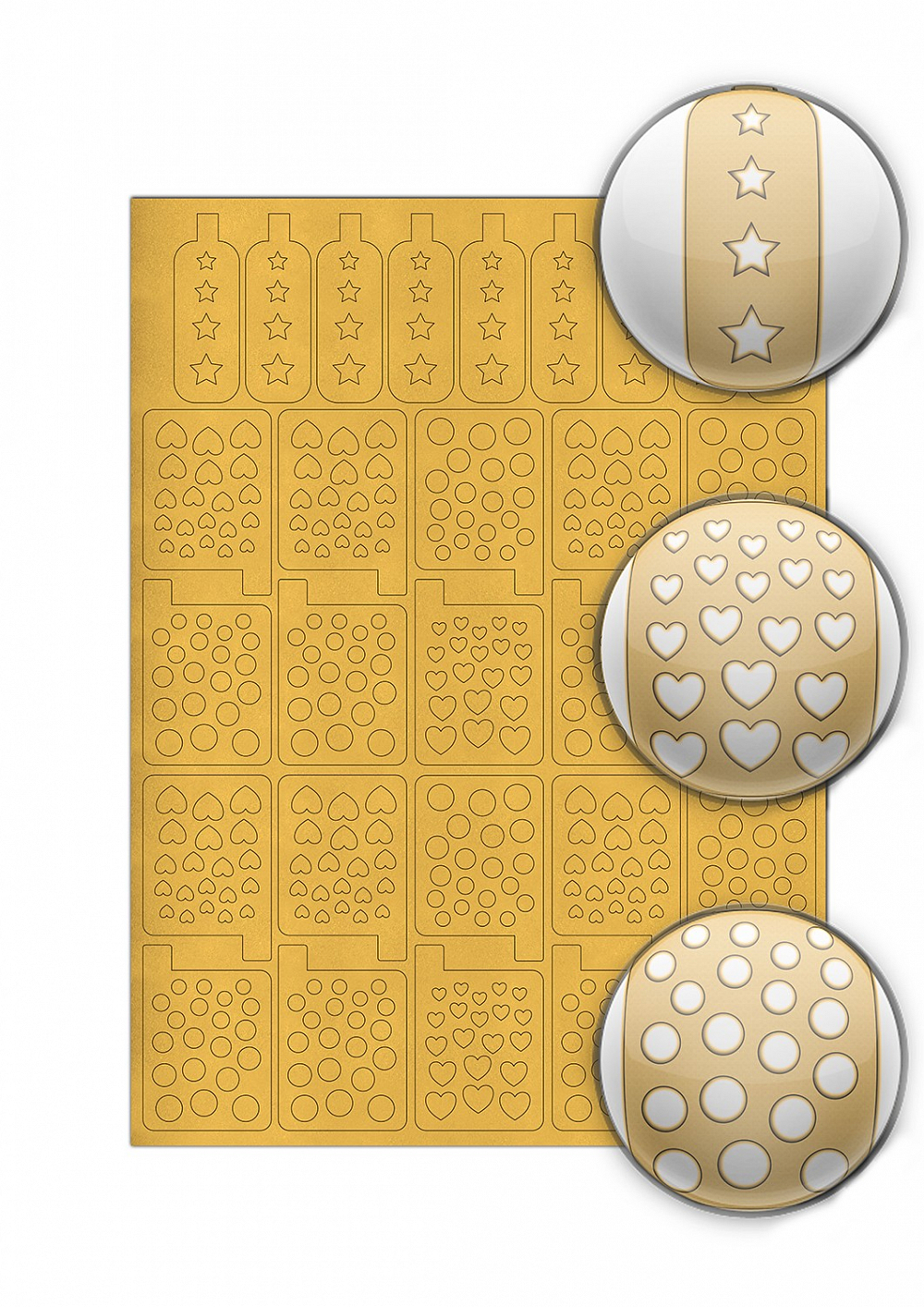 EL Corazon, виниловые трафареты для ногтей
Kaleidoscope (№K-ns-10)