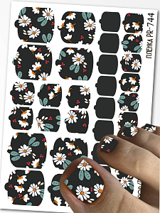 Anna Tkacheva, наклейки пленки для педикюра PR-744