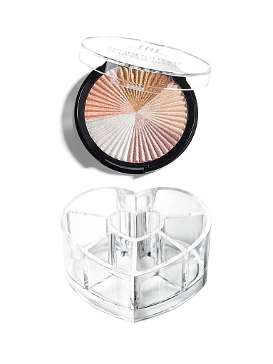 Микс набор №116 хайлайтер для лица Perfect Shine, подставка для кистей и инструментов