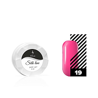 POLE, Silk line - гель-краска для тонких линий №19 (неоновый розовый), 6 мл