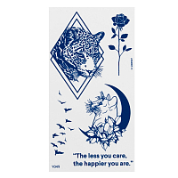 Irisk, набор №14 INK TATOO - тату реалистичная долговременная для тела, 2 шт