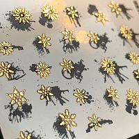 Anna Tkacheva, 3D хрустальный слайдер 3D-118 (gold crystal)