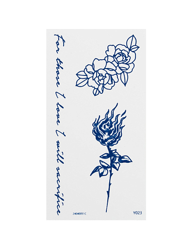Irisk, набор №10 INK TATOO - тату реалистичная долговременная для тела, 2 шт
