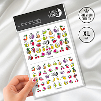 Una Luna, слайдер-дизайн для ногтей Fruits (N725)