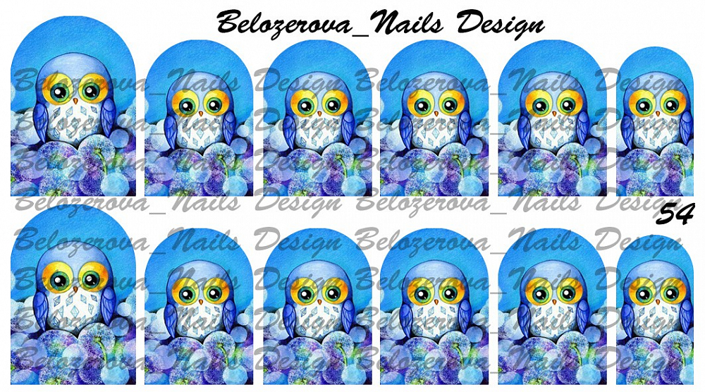 Слайдер-дизайн Belozerova Nails Design на прозрачной пленке (54)