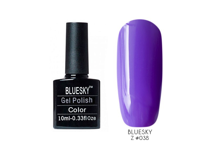 УЦЕНКА, Bluesky, гель-лак (Z 038), 10 мл