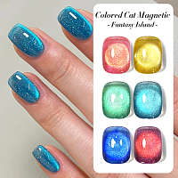 Born Pretty, Fantasy Island Cat Magnetic Gel - магнитный гель-лак "кошачий глаз" MY18, 10 мл