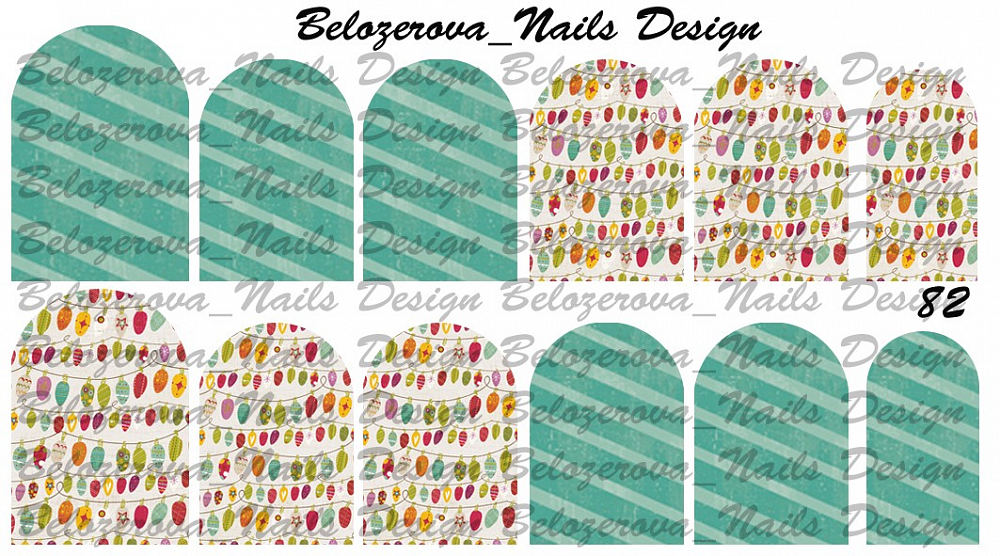 Слайдер-дизайн Belozerova Nails Design на прозрачной пленке (82)