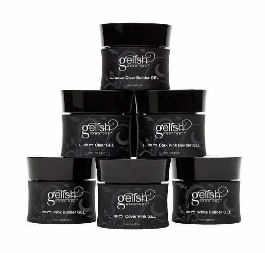 УЦЕНКА, Gelish, Led White builder gel - белый конструирующий гель, 50 мл