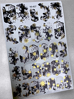 Anna Tkacheva, фольгированные наклейки пленки для дизайна ногтей SG-027