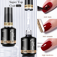 Born Pretty, PRO Super top coat - топ для гель-лака, 15 мл