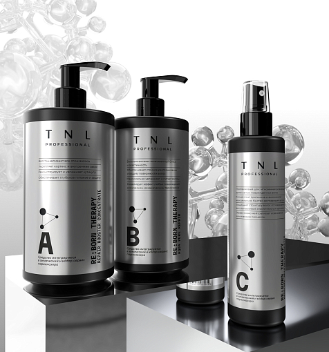 TNL, RE:BORN THERAPY Absolute Molecular Booster - спрей-усилитель для волос (шаг C), 250 мл