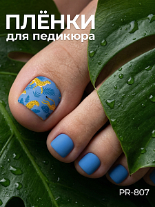Anna Tkacheva, наклейки пленки для педикюра PR-807