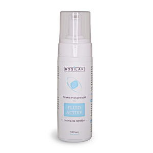 Rosilak, FLUID ACTIVE пенка очищающая с ионами серебра, 160 мл
