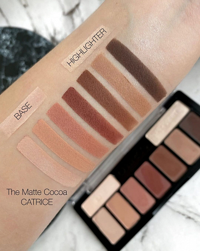 Catrice, The Matte Cocoa Collection Eyeshadow Palette - тени для век 9 в 1 (010 Chocolate Lover)