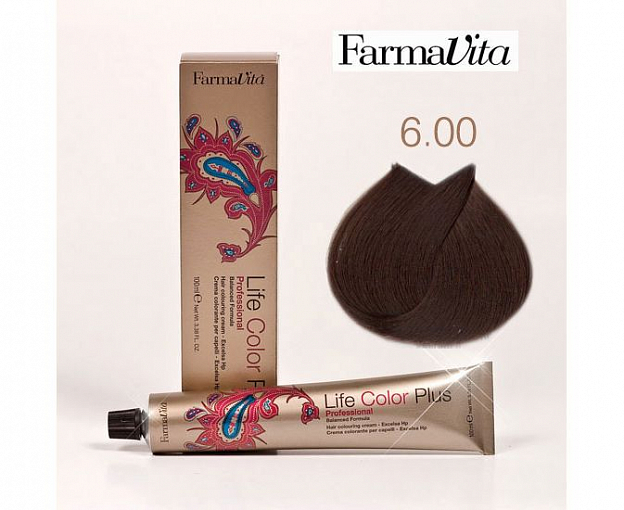 FarmaVita, Life Color Plus - крем-краска для волос (6.00 темный блондин интенсивный)