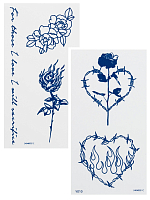 Irisk, набор №10 INK TATOO - тату реалистичная долговременная для тела, 2 шт