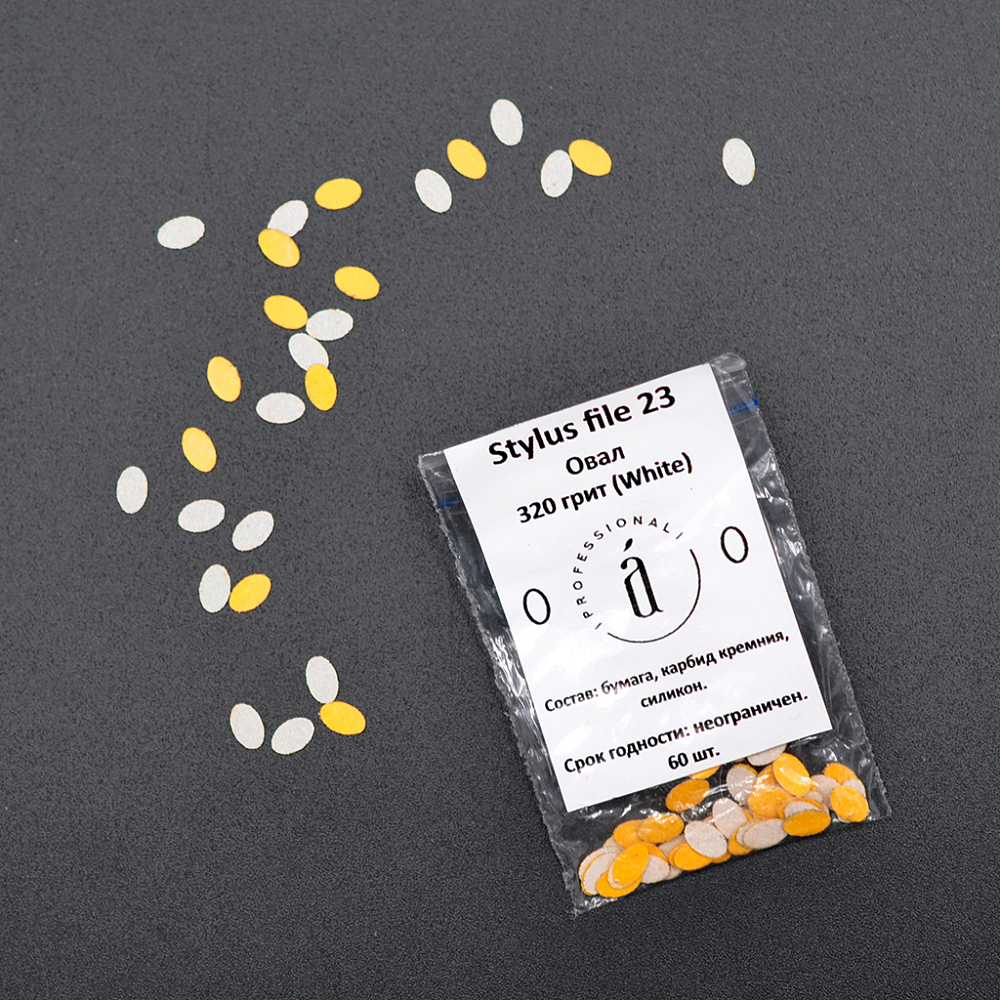 Atis, сменные внутренние файлы для Pedicure Stylus*23 (White, 320 грит), 60 шт Atis, сменные внутренние файлы для Pedicure Stylus*23 (White, 320 грит), 60 шт