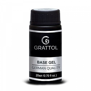Grattol, IQ Rubber Base Gel - каучуковая база (для аллергиков), 20 мл