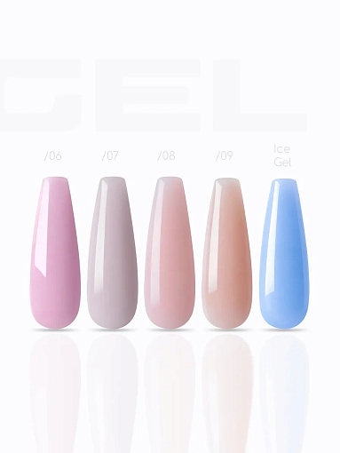 I am, Ice Gel - гель холодный для наращивания ногтей (Ice Gel color), 12 мл