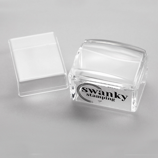 Swanky Stamping, штамп силиконовый прямоугольный (прозрачный, 2.5*3.5 см)