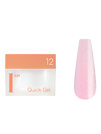 I am, набор №12 скоростной жидкий гель Quick Gel (4 оттенка по 12 мл)