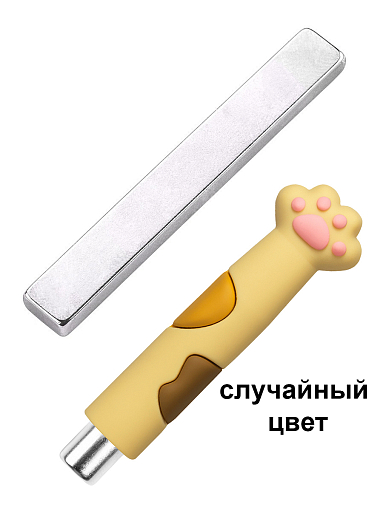 Микс набор №238 магнитов для гель-лака Magnum (супермощный) и "кошачий глаз" Kitty (случайный цвет)