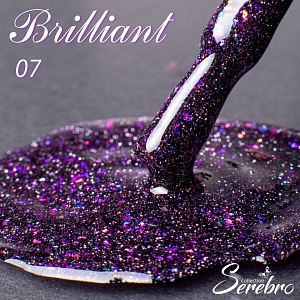 Serebro, гель-лак светоотражающий "Brilliant" №07, 8 мл