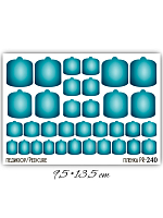 Anna Tkacheva, наклейки пленки для педикюра PR-240