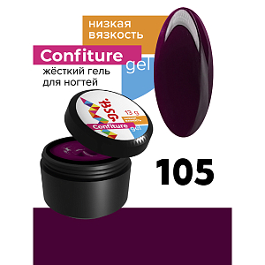 BSG, Confiture - жёсткий гель для наращивания №105 (низкая вязкость), 13 гр