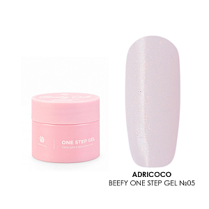 Adricoco, Beefy One Step Gel жесткий камуфлирующий гель для наращивания №5, 15 мл