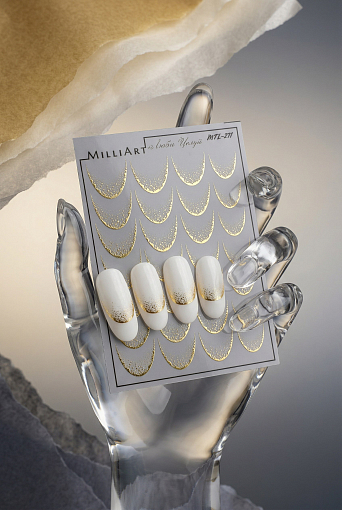 Anna Tkacheva, слайдер-дизайн MilliArt металлик MTL-271