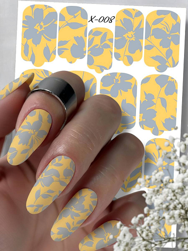 Anna Tkacheva, мини наклейки пленки для маникюра X-008