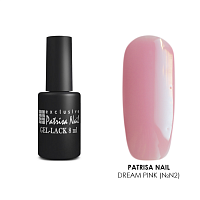 Patrisa nail, гель-лак каучуковый камуфлирующий Dream Pink (№N2), 8 мл