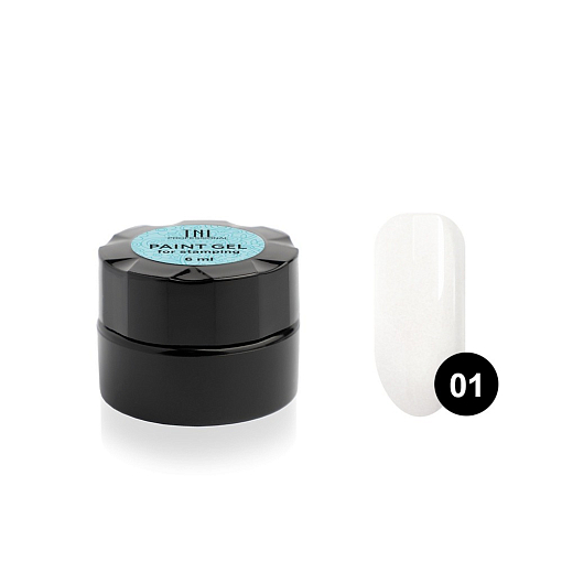 УЦЕНКА, TNL, гель-краска для стемпинга (№01 белая), 6 мл УЦЕНКА, TNL, гель-краска для стемпинга (№01 белая), 6 мл