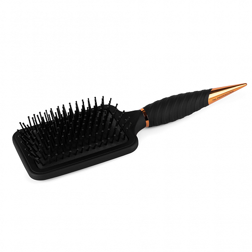 TNL, Golden Tip - массажная расческа для длинных волос (прямоугольная, 260х85 мм)