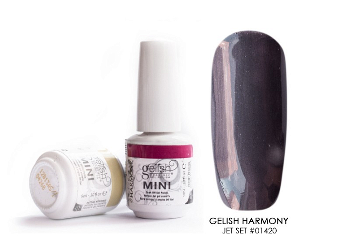 УЦЕНКА, Gelish Harmony, гель-лак mini (Jet Set 01420), 9 мл