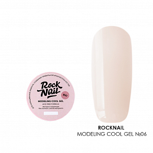 RockNail, Modeling cool gel - холодный моделирующий гель для наращивания №06, 15 мл