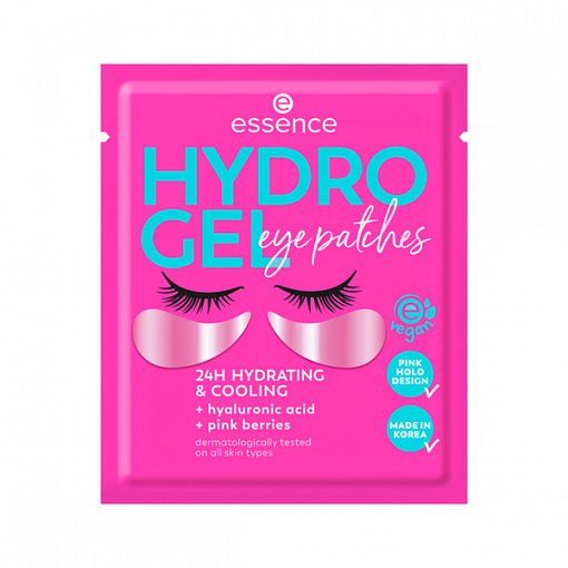 Essence, HYDRO GEL EYE PATCHES - гидрогелевые патчи для век (01 berry hydrated)