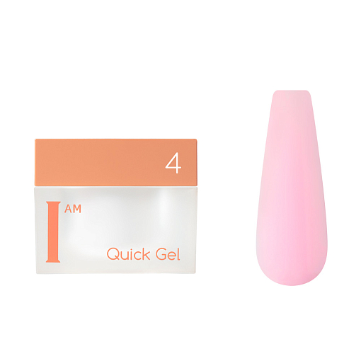 I am, Quick Gel - скоростной жидкий гель №04, 12 мл